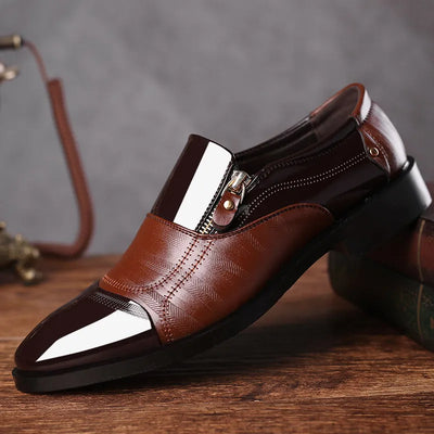 italian shoes for men brown patent leather slip on men dress shoes business shoes man formal schoenen heren zapatos oxford ho 69