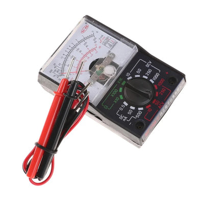 MF-110A Electric Analog Multimeter Multitester Portable Voltmeter Ammeter AC / DC Voltage Current OHM Multi Meter Tester