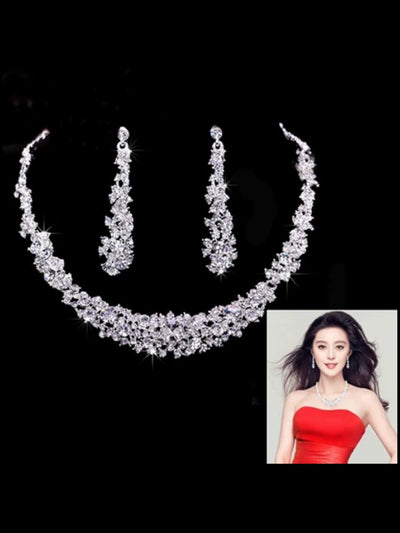 Korean-Style Super Fairy Necklace Dinner Party Wedding Gown Dress Jewelry