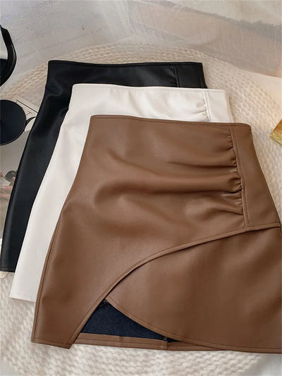 New Pleated Skirts for Women Mini Y2k Summer Sashes Korean Fashion Clothing Harajuku Black High Waist Casual Elegant Short Skirt