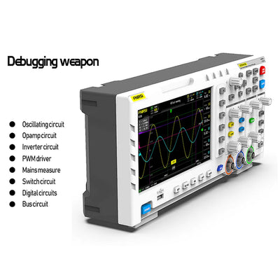 FNIRSI 1014D Portable Digital Oscilloscope 2 In 1 Dual Channel Input Signal Generator Desktop Oscilloscope 1GSa/s Sampling Rate