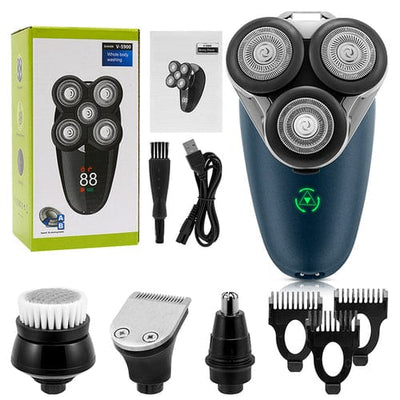 4 In1 3D Electric Shaver for Men Rechargeable Bald Head Electric Shavers