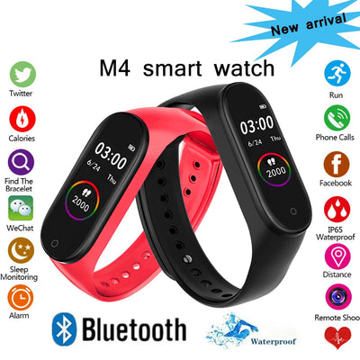 M4 Smart Wristband Waterproof Blood Pressure Heart Rate Monitor