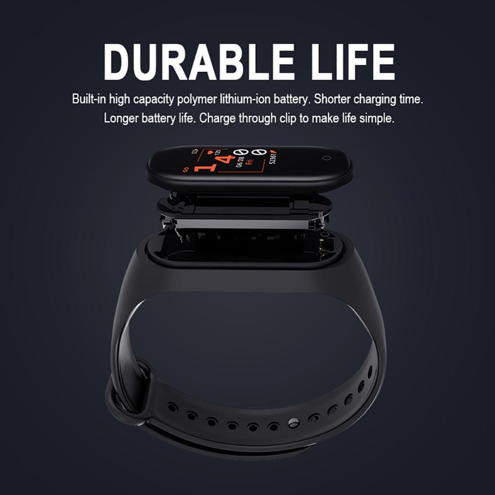 M4 Smart Wristband Waterproof Blood Pressure Heart Rate Monitor