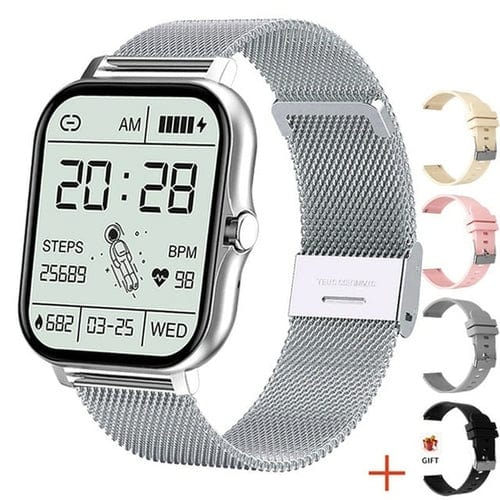 Full Touch Sport Smart Watch Men Women Heart Rate Fitness Tracker