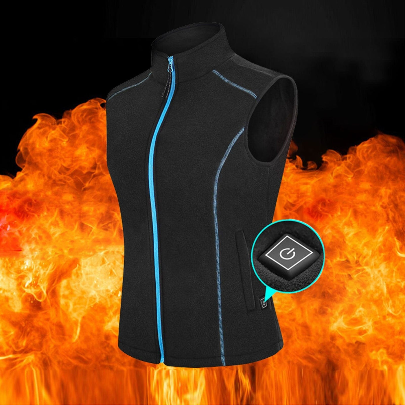 Women's Heated Vest Lightweight Warming Vest USB Rechargeable