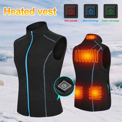 Women's Heated Vest Lightweight Warming Vest USB Rechargeable