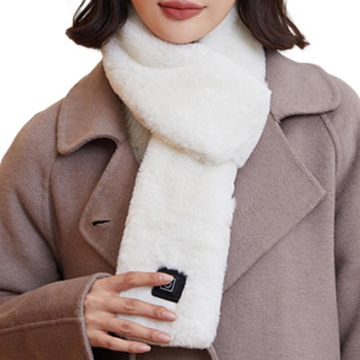 Xiaomi Electric Heated Scarf USB Rechargeable Imitation Rabbit Hair Soft Three-gear Temperature Control Neck Wrap Warmer